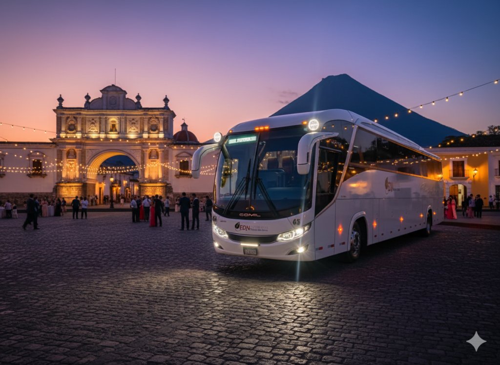 Alquiler de buses para bodas, eventos, convivios